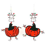 Dancing Girl Pumpkin Earrings - Creative Alternatives