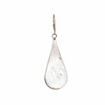 Teardrop Abalone and Mother of Pearl Drop Earrings