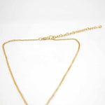 Cone Pendant Goldtone Neckace