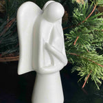 Angel Soapstone Sculpture with Eternal Light