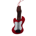 Guitar Felt Ornament - Global Groove (H)