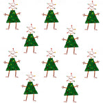 Set of 10 Dancing Girl Christmas Tree Pins - Creative Alternatives