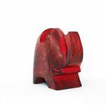 Elephant Eyeglass Stand in Red Wash