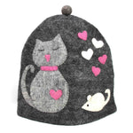 Hand Crafted Felt: Cat Tea Cozy