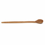 Olive Wood Long Appetizer Spoon, Set of 3